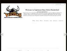 Tablet Screenshot of inglemoorselectbasketball.org